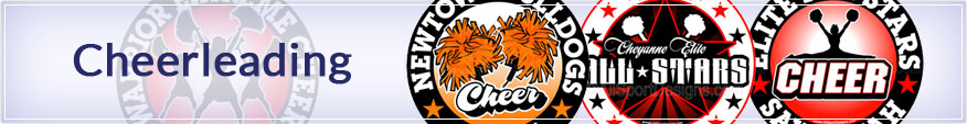 Some samples of our cheerleading car decals